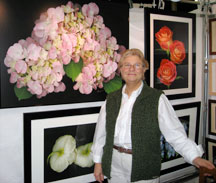 2008-03-ahern-in-booth2 Mary Ahern with her Digital Mixed Media Paintings