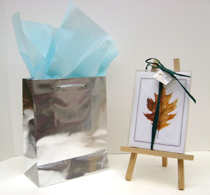 Earthly Selections Frameable Note Card with Gift Bag & insert