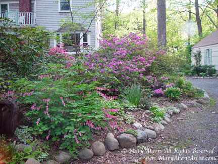 Garden Entry May 2008 of the Artist, Mary Ahern.