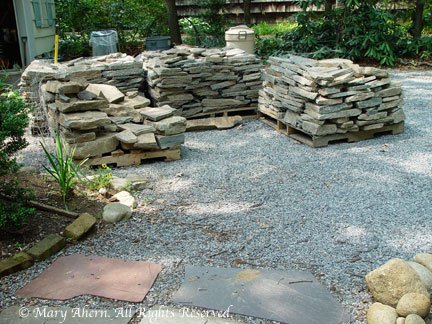 We bought more stone as the solution to all our problems. Hmmm.