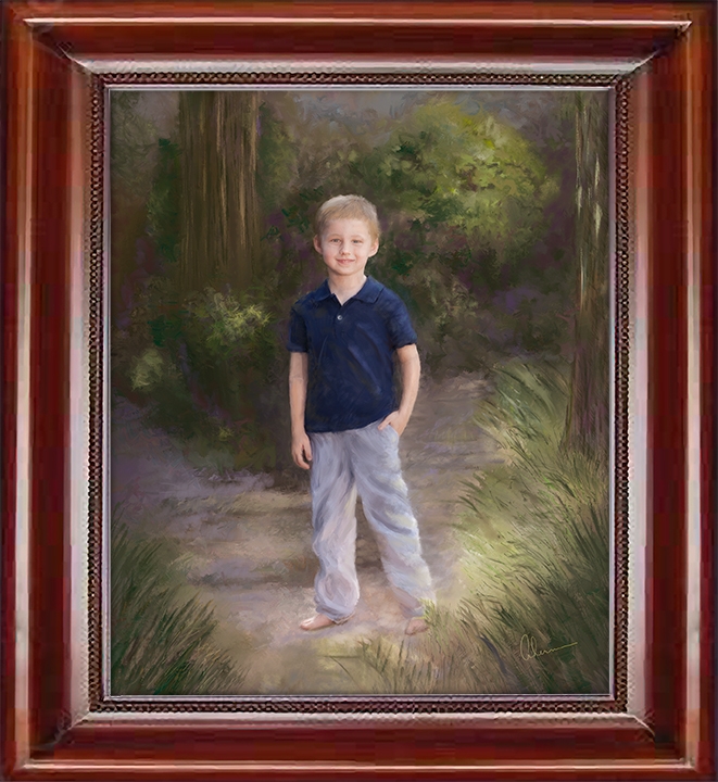 Young Boy on the Path