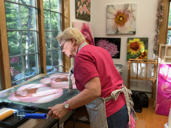 2018 Checking the quality of prints I'm producing for sale.