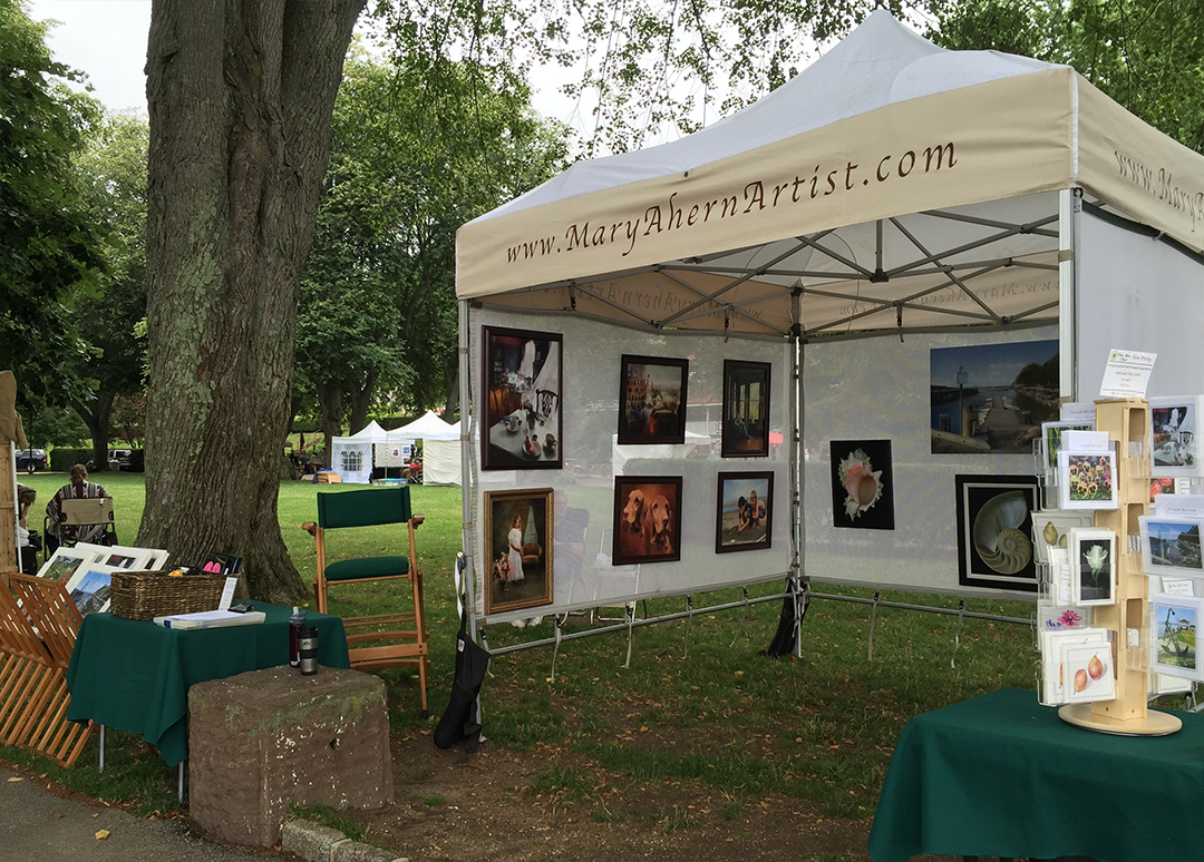 Art in the Park in Northport Village - Mary Ahern Artist