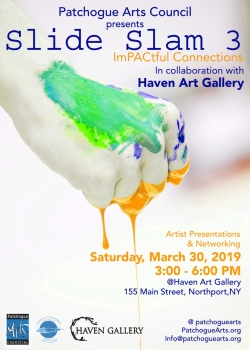 Slide Slam at the Haven Gallery in Northport NY-March-30-2019